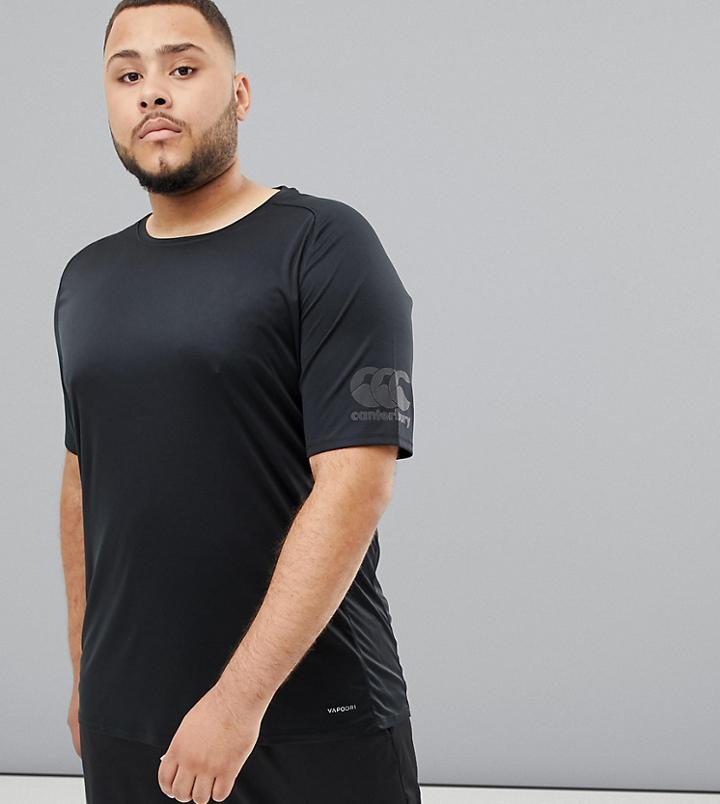 Canterbury Plus Vapodri Superlight T-shirt In Black Exclusive To Asos - Black