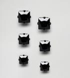 Designb Black Stud Earrings In 3 Pack Exclusive To Asos - Black