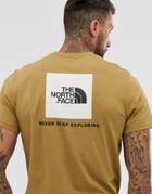 The North Face Red Box T-shirt In Khaki - Green