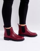 Monki Chelsea Boots - Red