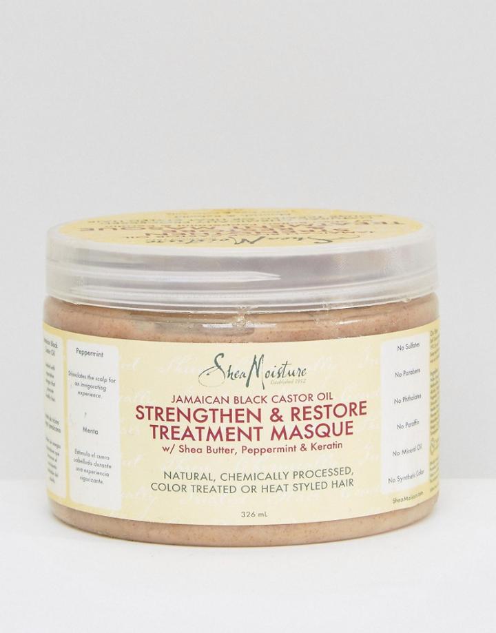 Shea Moisture Jamaican Black Castor Oil Strengthening Treatment Masque - Clear