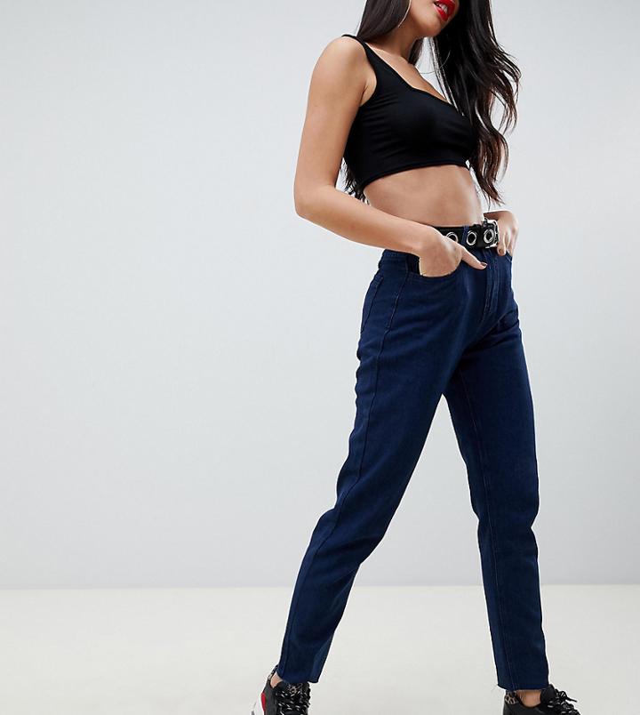 Missguided Tall Mom Jean In Blue - Blue