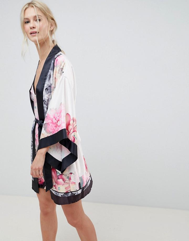 B By Ted Baker Painted Posey Kimono - Pink