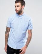Ben Sherman Plain Regular Fit Oxford Shirt - Blue