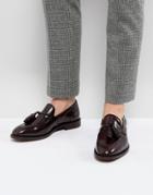 H London Benedict Hi Shine Loafers In Red - Red
