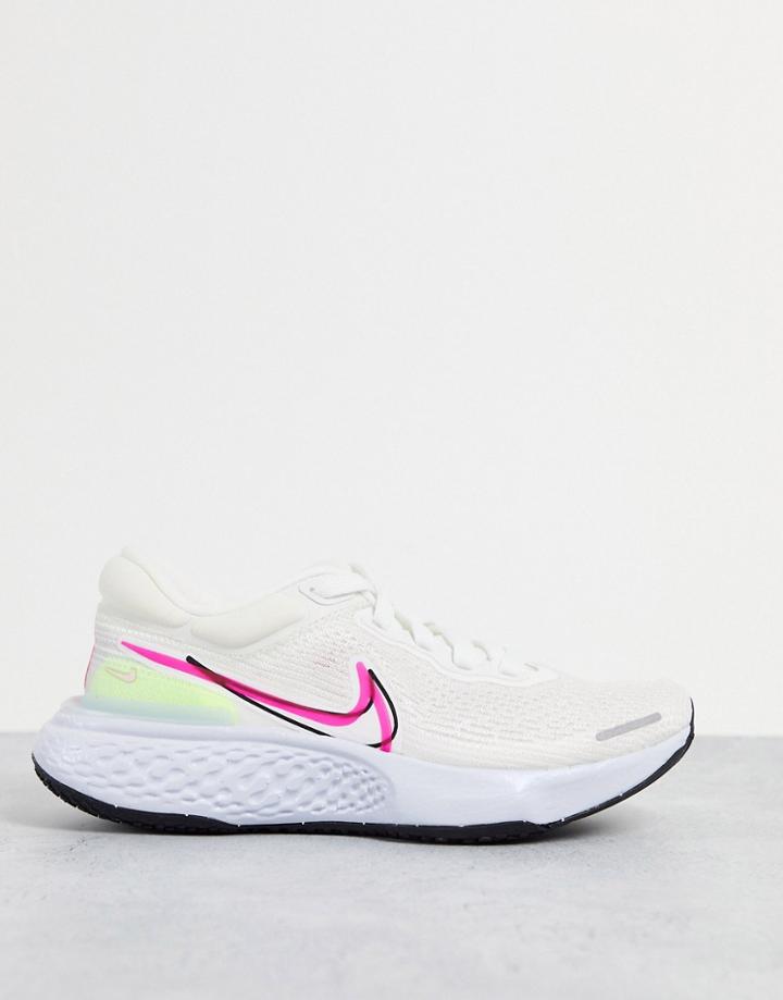 Nike Running Zoomx Invincible Flyknit T Sneakers In Phantom/black-multi