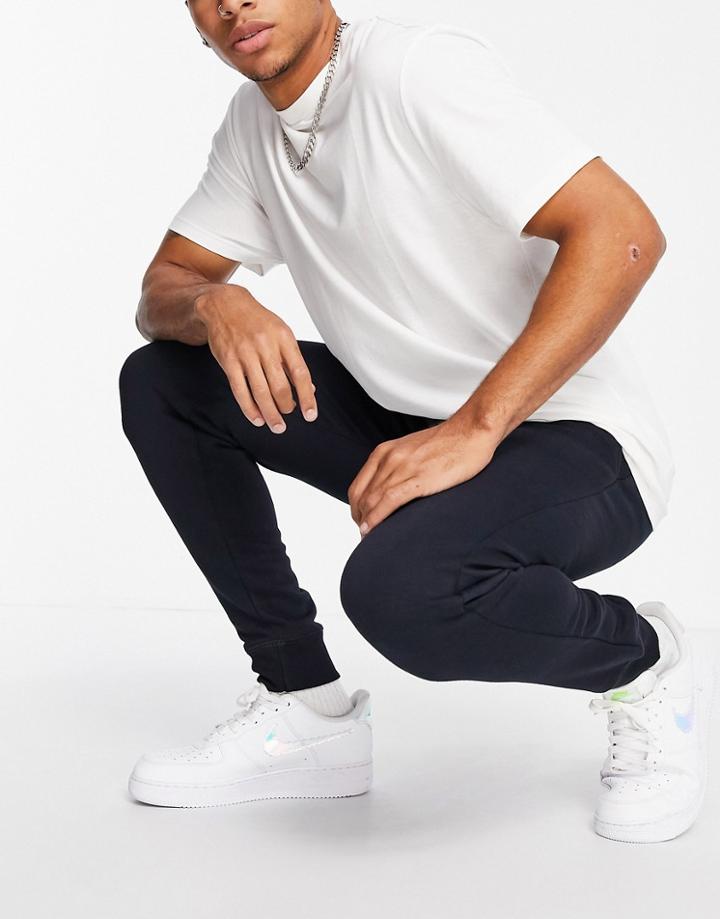 French Connection Slim Fit Sweatpants In Navy
