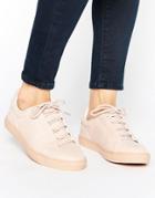 New Look Lace Up Minimal Sneaker - Pink