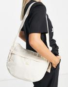 Adidas Originals Courtside Cross-body Bag In Oatmeal-white