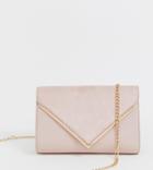 Aldo Farill Clutch Bag With Chain - Pink