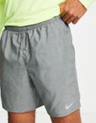 Nike Running Dri-fit Challenger 7-inch 2-in-1 Shorts In Gray
