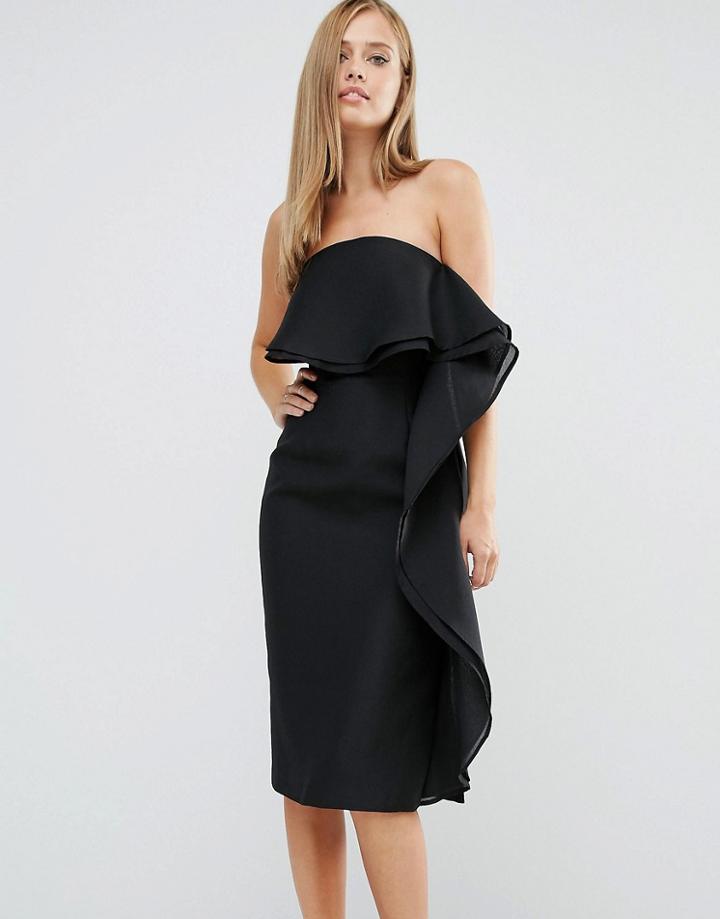 Keepsake Small Talk Dress - Black