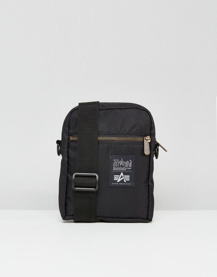 Manhattan Portage X Alpha Industries Flight Bag - Black
