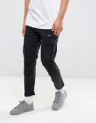 Selected Homme Slim Cargo Pants - Black
