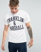 Franklin And Marshall Logo T-shirt - White