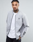Adidas Originals Paris Pack Relaxed Track Jacket In Gray Bk0521 - Gray