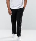 Duke Plus Regular Fit Pant With Adjustable Waist In Black - Black