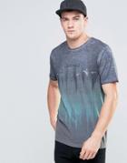 Jack And Jones T-shirt With Crew Neck And Color Fade Print - Black