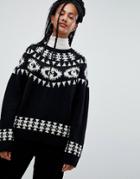 Carhartt Wip Jacquard Sweater - Black