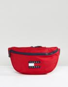 Tommy Jeans 90's Capsule Logo Fanny Pack In Red - Red