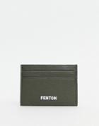 Fenton Card Holder In Khaki-green