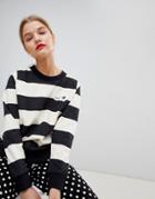 Essentiel Antwerp Striped Cloud Sweatshirt - Multi