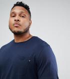 Jack & Jones Essentials Plus Size Pocket T-shirt - Navy