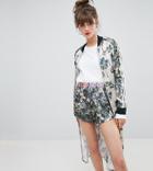 Adidas Originals X Farm Multi Print Maxi Track Jacket - Multi