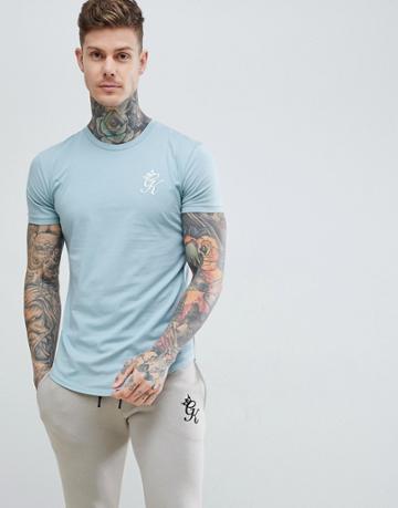 Gym King Long Ling Tee In Mirage Blue - Blue