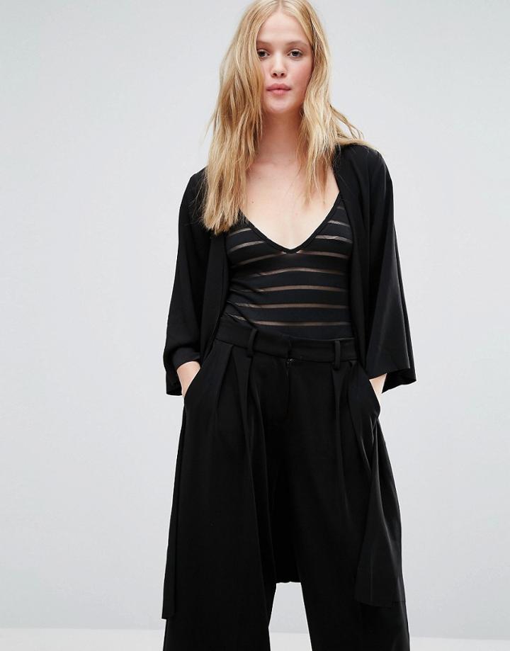 Gestuz Hanna Kimono Jacket - Black