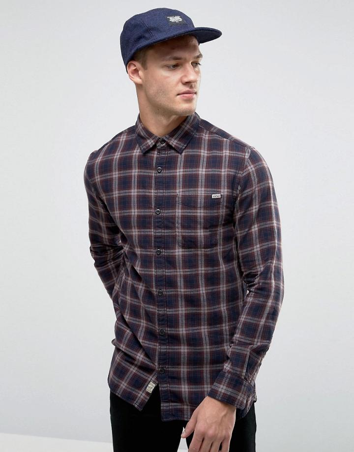 Jack & Jones Vintage Checked Shirt In Regular Fit - Red