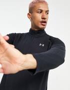 Under Armour Running Streaker 1/2 Zip Long Sleeve Top In Black