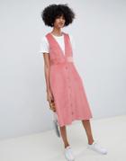 Max & Co Corduroy A-line Dress - Pink
