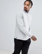 Asos Quilted Sweatshirt - Gray