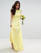 Asos Wedding Maxi Dress - Yellow