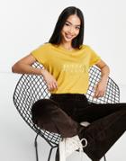 Roxy Call It Dreaming T-shirt In Yellow