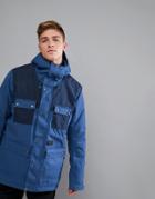 Billabong Working Snow Jacket In Dark Blue - Blue