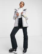 Roxy Jetty Snow Jacket Micro Chip Edelweiss-grey