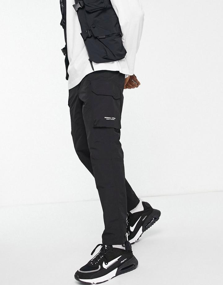 Marshall Artist Forte Polyamide Cargo Pants In Black