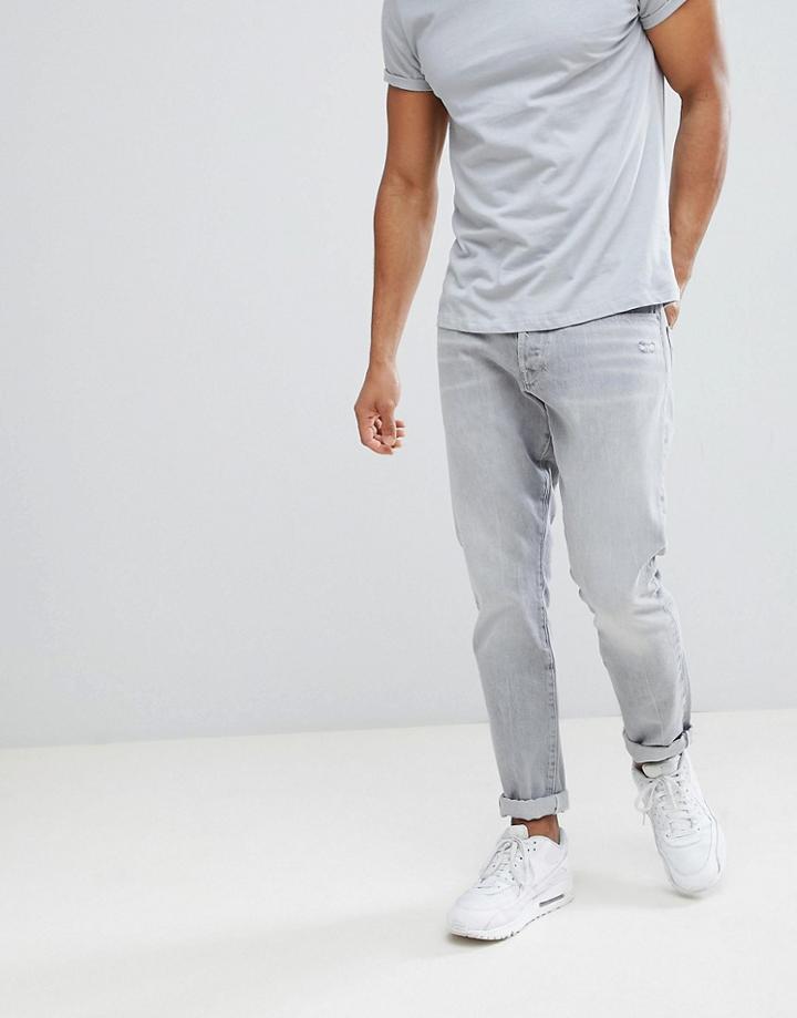 G-star 3301 Tapered Jeans Light Aged - Blue