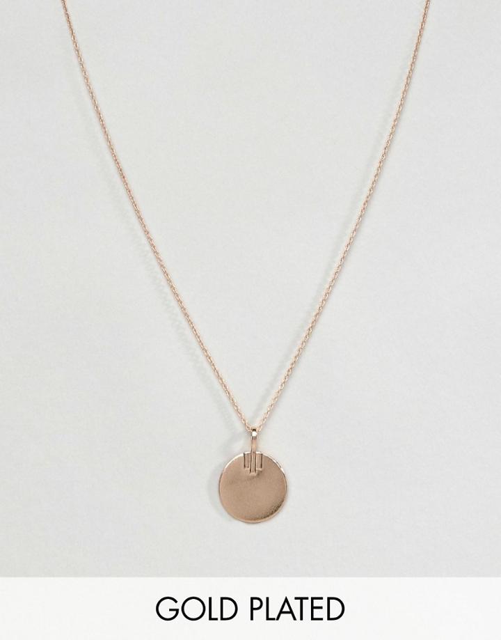 Pieces & Julie Sandlau Rose Gold Plated Jane Necklace - Gold