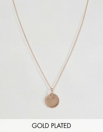 Pieces & Julie Sandlau Rose Gold Plated Jane Necklace - Gold