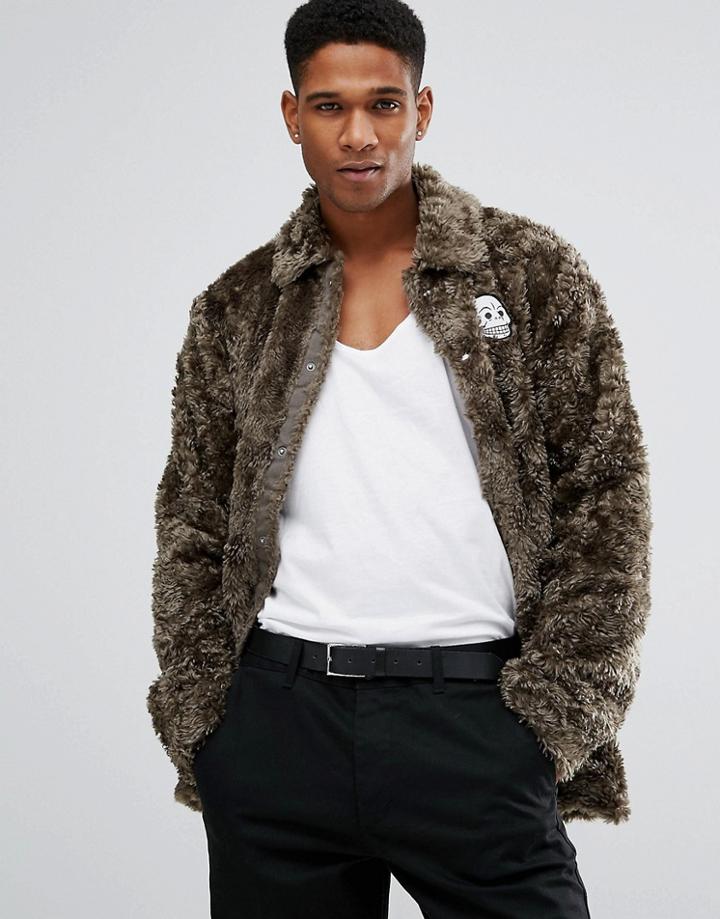 Cheap Monday Shaggy Jacket - Gray