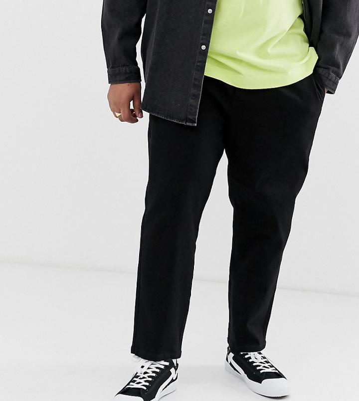 Only & Sons Drawstring Cropped Pants - Black