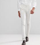 Asos Tall Super Skinny Smart Pants In Cream - Cream
