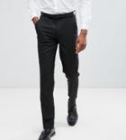 Asos Tall Slim Suit Pants In Black - Black