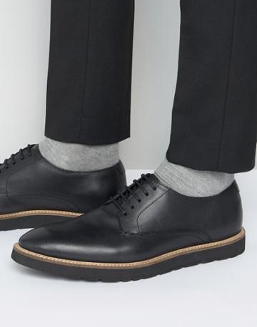 Frank Wright Derby Shoes Leather - Black