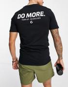 Gym 365 Do More Graphic T-shirt In Black