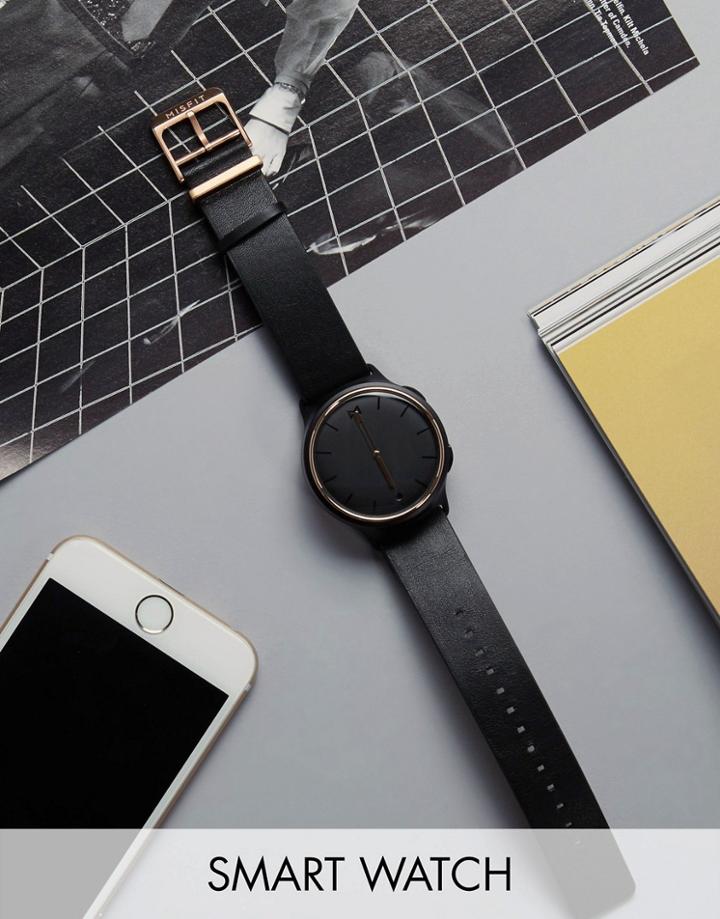 Misfit Phase Smart Watch In Black/gold Mis5002 - Black