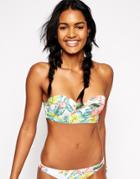 Ripcurl Paradise Found Underwired Bikini Top - White